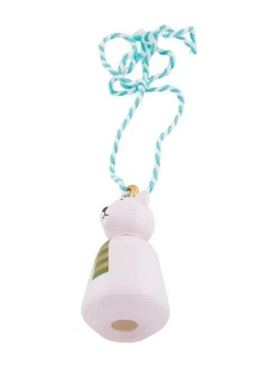 Pre-owned Tiffany & Co Ceramic Polar Bear Ornament In Pink