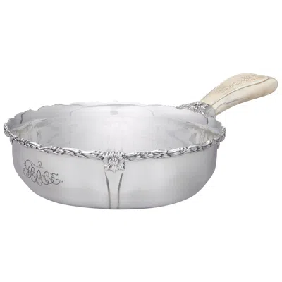 Pre-owned Tiffany & Co Chrysanthemum Porringer Bowl By . In Silver