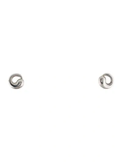 Pre-owned Tiffany & Co Circle Stud Earrings In Multi