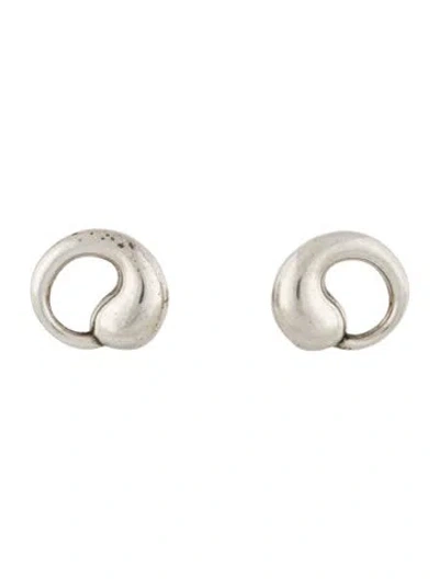 Pre-owned Tiffany & Co Circle Stud Earrings In Multi