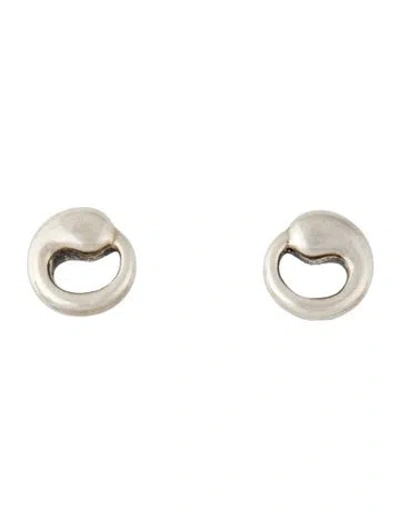 Pre-owned Tiffany & Co Circle Stud Earrings In Multi
