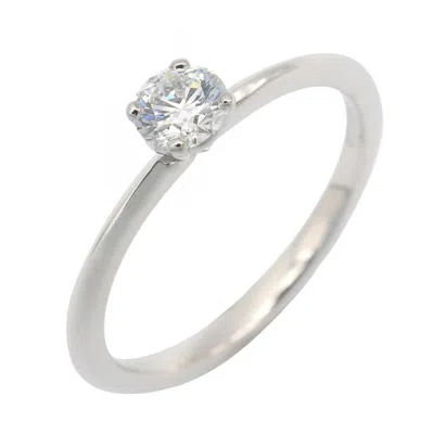 Pre-owned Tiffany & Co Clear Platinum 950 Band Ring () In Multi