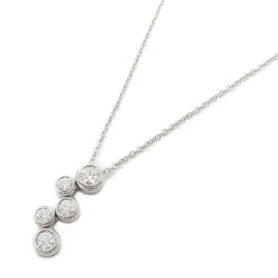 Pre-owned Tiffany & Co Clear Platinum Platinum 950 Necklace () In Multi