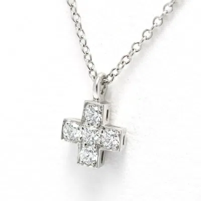 Pre-owned Tiffany & Co Clear Platinum Platinum 950 Necklace () In Multi