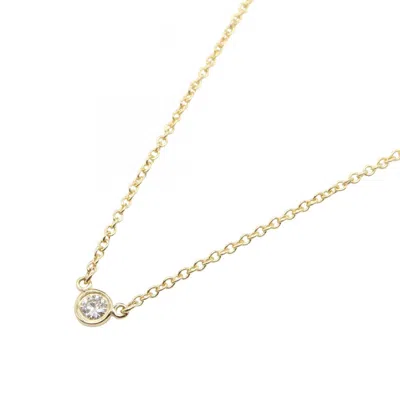 Pre-owned Tiffany & Co Clear Yellow Yellow Gold (18k) Necklace () In Multi