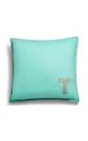 Tiffany & Co Color Block Cashmere-wool Cushion In Multi