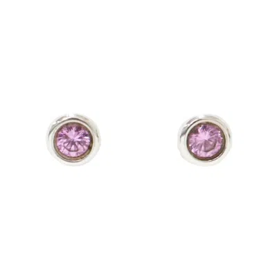 Pre-owned Tiffany & Co Color By The Yard 925 Stud Earrings () In Silver