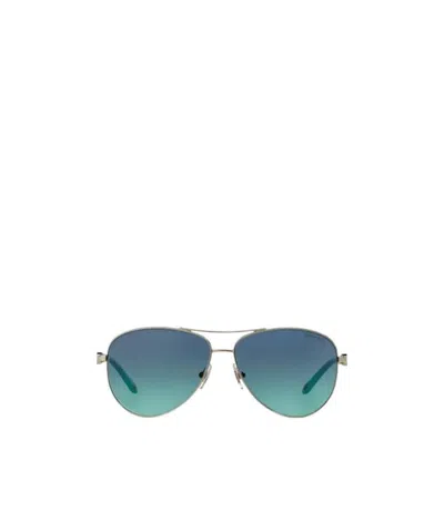 Tiffany & Co Color Matching Logo Sunglasses In Blue