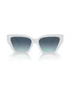 Tiffany & Co . Contemporary Cat-eye Sunglasses With Iconic T Motif