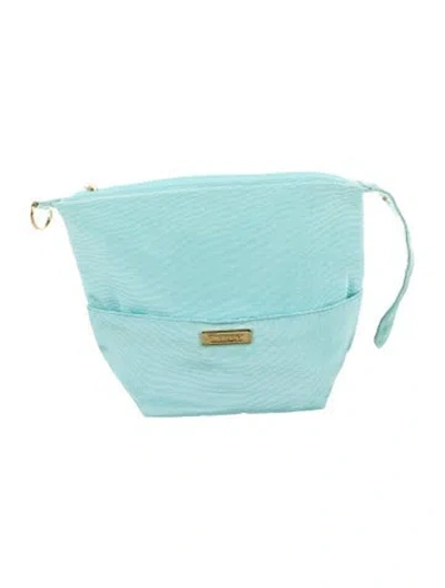 Pre-owned Tiffany & Co Cosmetic Bag In Blue