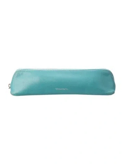 Pre-owned Tiffany & Co Cosmetic Bag In Blue