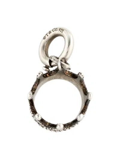 Pre-owned Tiffany & Co Crown Charm In Multi