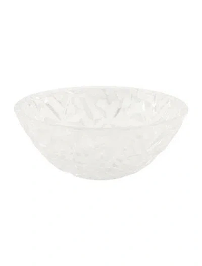 Pre-owned Tiffany & Co Crystal Bowl In Transparent