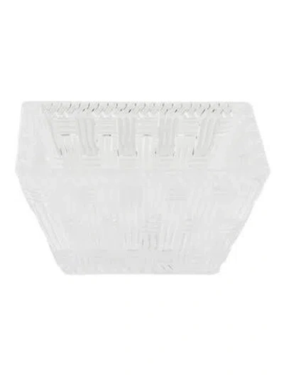 Pre-owned Tiffany & Co Crystal Candy Bowl In Transparent