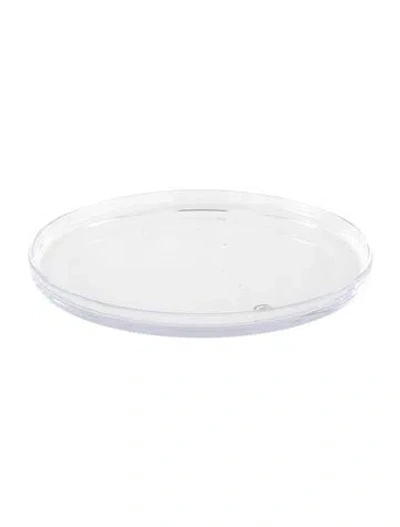 Pre-owned Tiffany & Co Crystal Catchall Dish In Clear