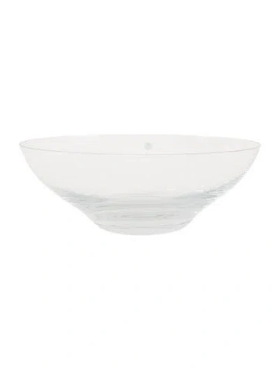 Pre-owned Tiffany & Co Crystal Centerpiece Bowl In Transparent