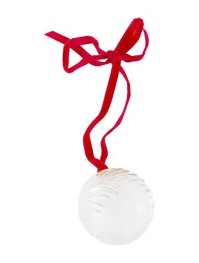 Pre-owned Tiffany & Co Crystal Palm Ornament In Transparent
