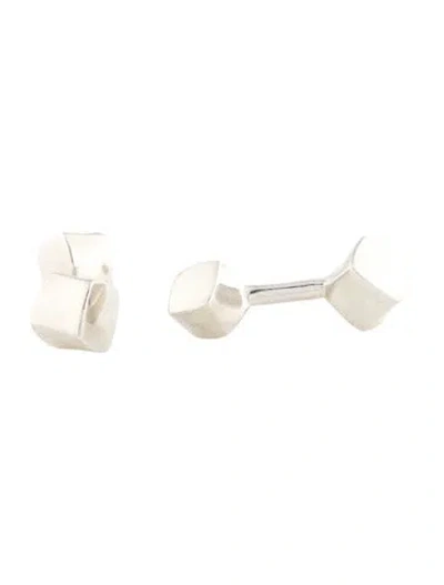 Pre-owned Tiffany & Co Cube Cufflinks In Multi