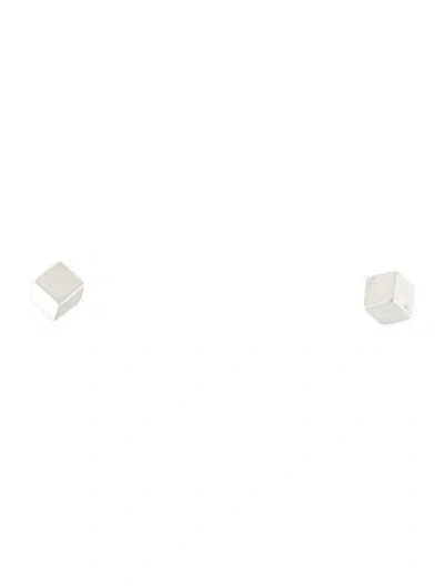 Pre-owned Tiffany & Co Cube Stud Earrings In Multi