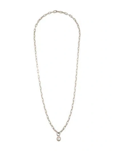Pre-owned Tiffany & Co Cultured Pearl Pendant Necklace, 31.5" In Multi