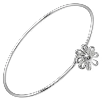 Pre-owned Tiffany & Co . Daisy Bangle Bracelet Silver 925 Silver Silver Bracelet Jewelry ()
