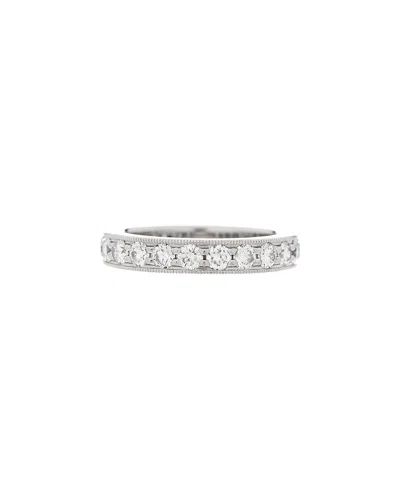 Tiffany & Co . Diamond 1.21ctw 3.2mm Together Milgrain Band Ring (authentic Pre-loved) In Gold