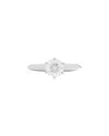 Tiffany & Co . Diamond .90ct Solitaire Engagement Ring (authentic Pre-loved) In Burgundy