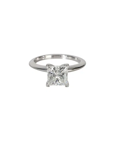 Tiffany & Co . Diamond Engagement Ring (authentic Pre-loved) In Metallic