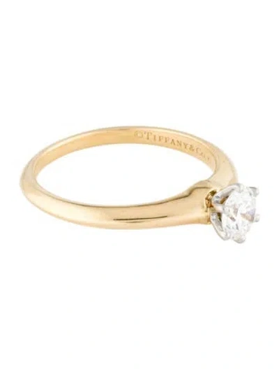 Pre-owned Tiffany & Co Diamond Engagement Ring In Multi