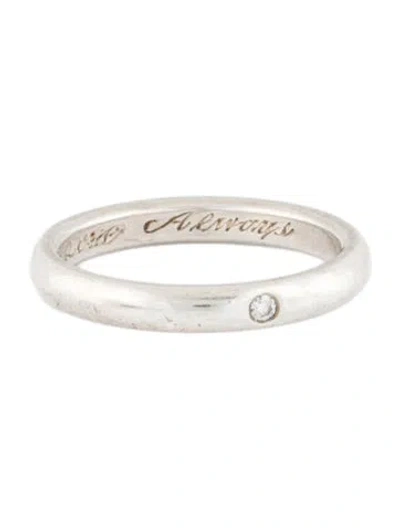 Pre-owned Tiffany & Co Diamond Stacking Band In Multi