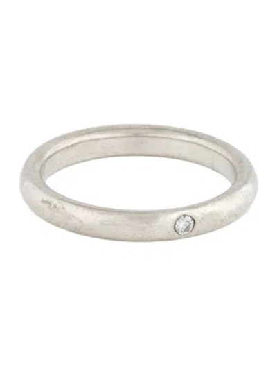 Pre-owned Tiffany & Co Diamond Stacking Band Ring In Multi