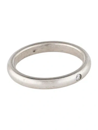 Pre-owned Tiffany & Co Diamond Stacking Band Ring In Multi