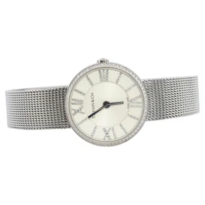 Pre-owned Tiffany & Co Tiffany And Co Diamond Watch. Tiffany Atlas Diamond Bezel 24mm Ladies Watch. In Multi