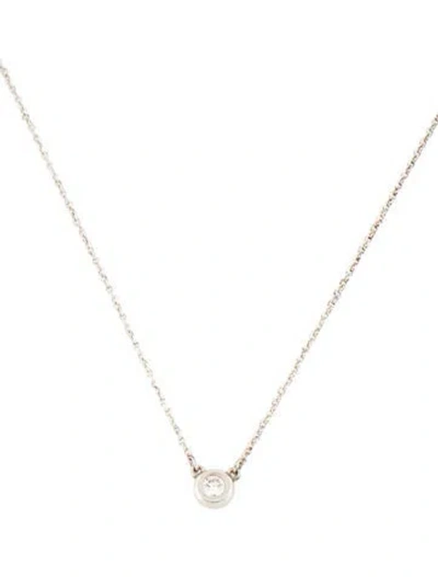 Pre-owned Tiffany & Co Diamonds By The Yard Single Pendant Necklace, 16" In Multi