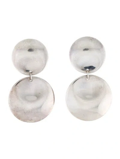 Pre-owned Tiffany & Co Disc Double Drop Earrings In Multi