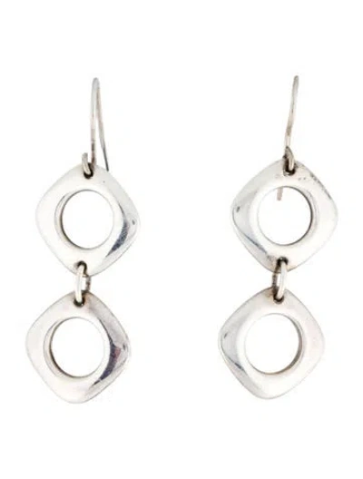 Pre-owned Tiffany & Co Double Cushion Drop Earrings In Multi