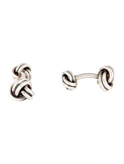 Pre-owned Tiffany & Co Double Knot Cufflinks In Multicolor
