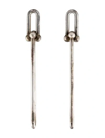 Pre-owned Tiffany & Co Double Long Link Earrings In Multi