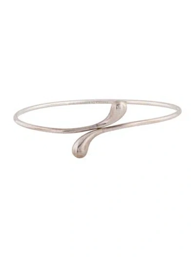 Pre-owned Tiffany & Co Elongated Teardrop Cuff Bracelet, 7" In Multi