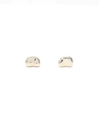 Tiffany & Co Elsa Peretti Bean Earrings In Blue