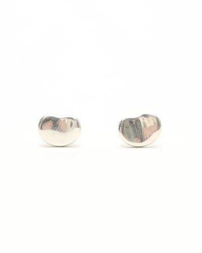 Tiffany & Co Elsa Peretti Bean Earrings In Pink