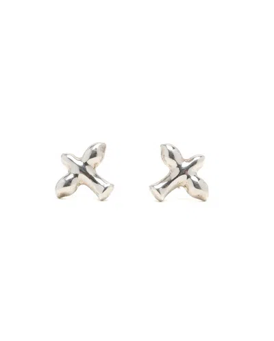 Pre-owned Tiffany & Co Elsa Peretti Bird Silver Earrings