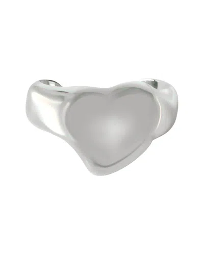 Pre-owned Tiffany & Co . Elsa Peretti Full Heart Silver Bracelet (authentic Pre-loved)