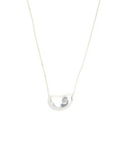 Tiffany & Co Elsa Peretti Large Bean Necklace In White