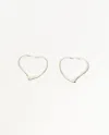 Tiffany & Co Elsa Peretti Open Heart Hoop Earrings