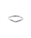 Tiffany & Co . Elsa Peretti Platinum 0.12 Ct. Tw. Diamond Band (authentic Pre-loved) In Brown