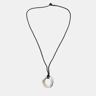 Pre-owned Tiffany & Co Elsa Peretti Sterling Silver Sevillana Pendant Necklace