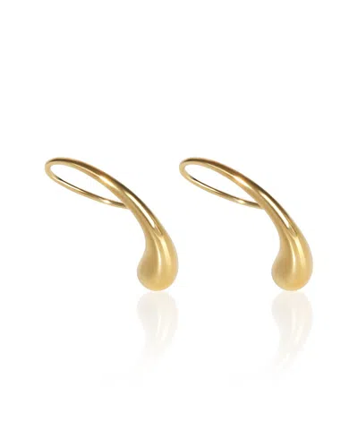 Pre-owned Tiffany & Co . Elsa Peretti Teardrop Earrings (authentic Pre-loved)