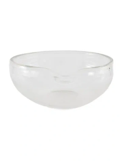 Pre-owned Tiffany & Co Elsa Peretti Thumbprint Bowl In Transparent