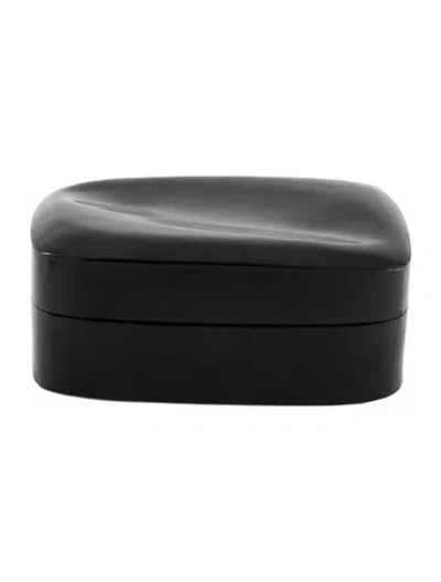 Pre-owned Tiffany & Co Elsa Peretti Wave Jewelry Box In Black